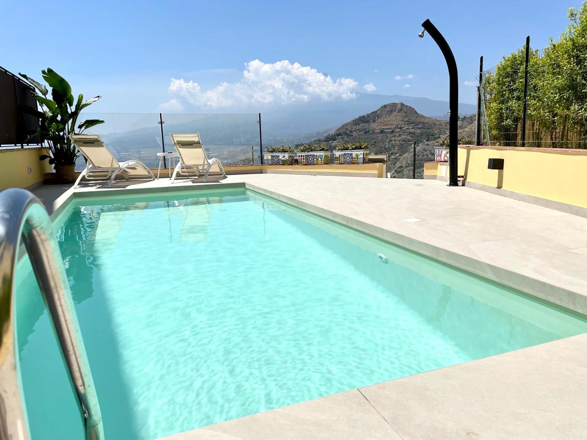 Villa Da Vinci Luxury Panoramic Apartments - Taormina Rooms Collection Exterior foto